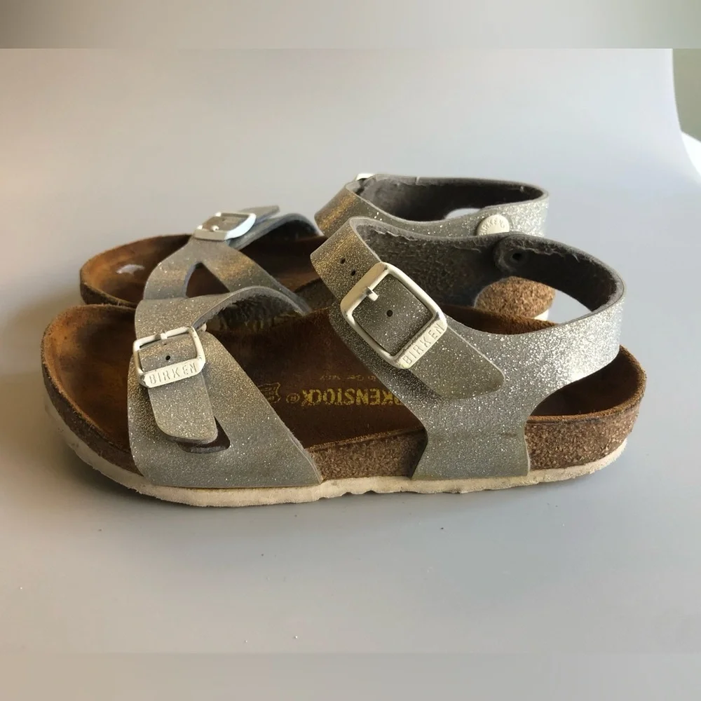 Birkenstock Birko Flor RIO - Magic Galaxy Silver BNIB Kids Size: EUR 31 = US C13